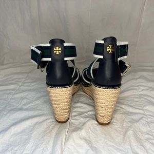 Tory Burch Canvas Stripped Espadrilles